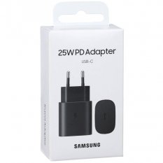 Samsung 25W nabíječka USB-C bez kabelu černá, (EP-TA800NBEGEU)